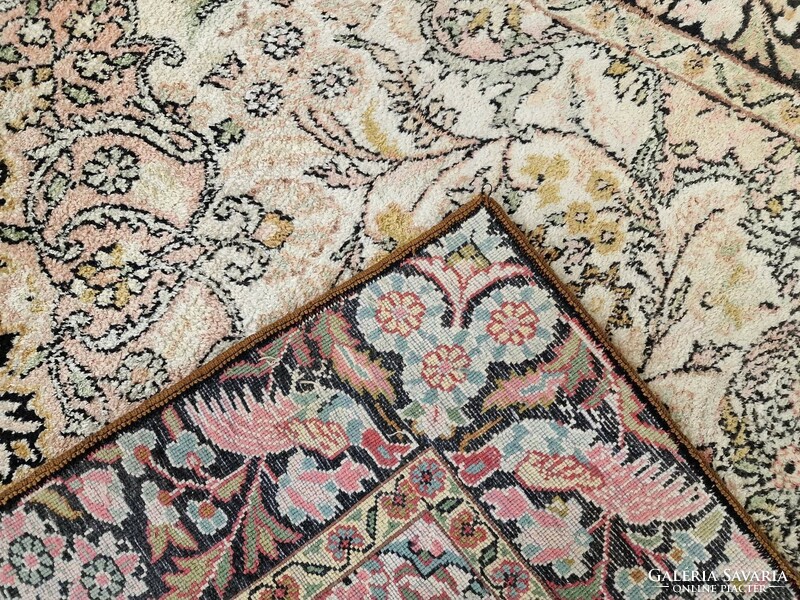 Kashmír selyem 116x171 kézi csomózású perzsa szőnyeg BFZ_294
