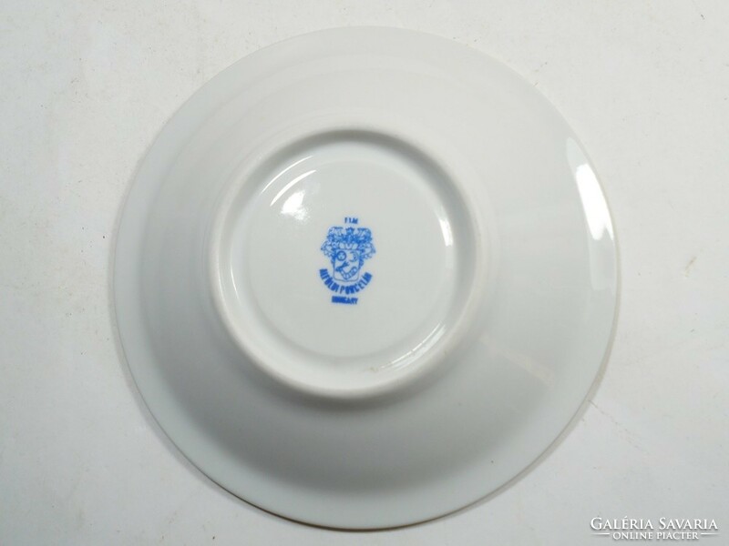 Retro Alföldi porcelán kis tányér kávés teás tányér virág mintás