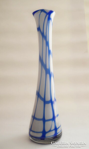 Glass vase.