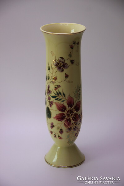 Zsolnay porcelain vase 27cm, flawless, marked