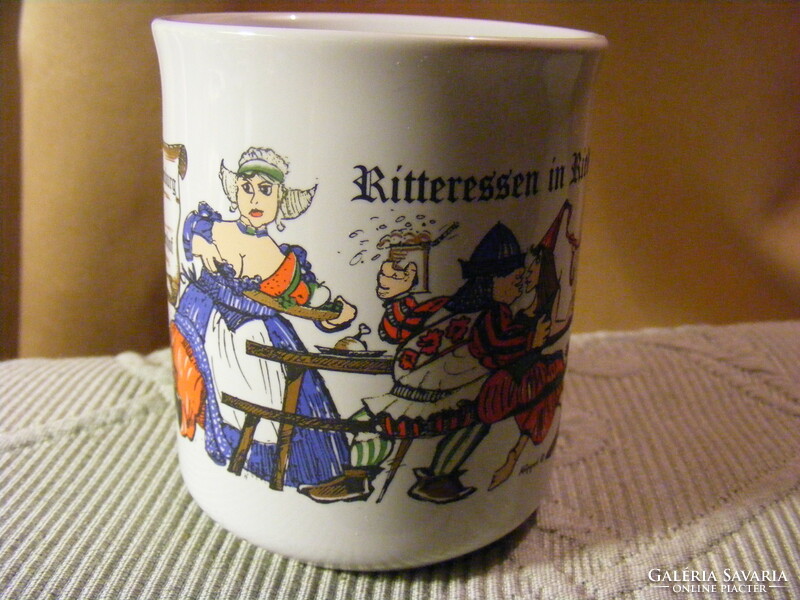 Pajzán knight's dinner - rastal germany porcelain mug