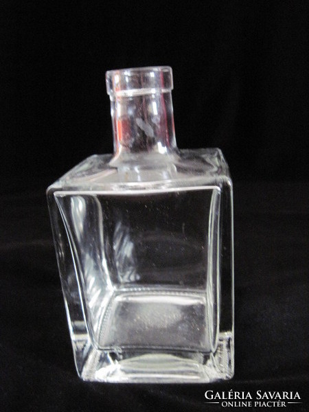 Old glass whiskey bottle 0.5 l.