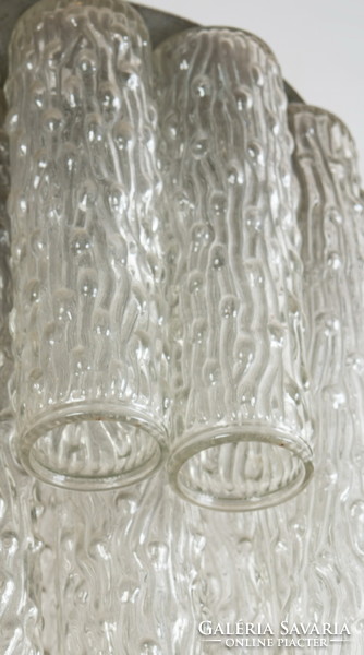 Murano-i hengers üvegcsillár (TONI ZUCCHERI tervezése alapján)