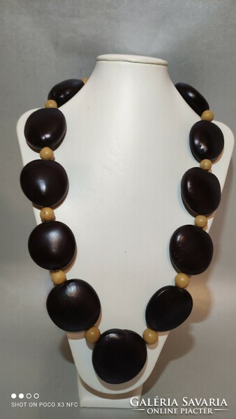 Amazingly spectacular tropical seed handmade design necklace