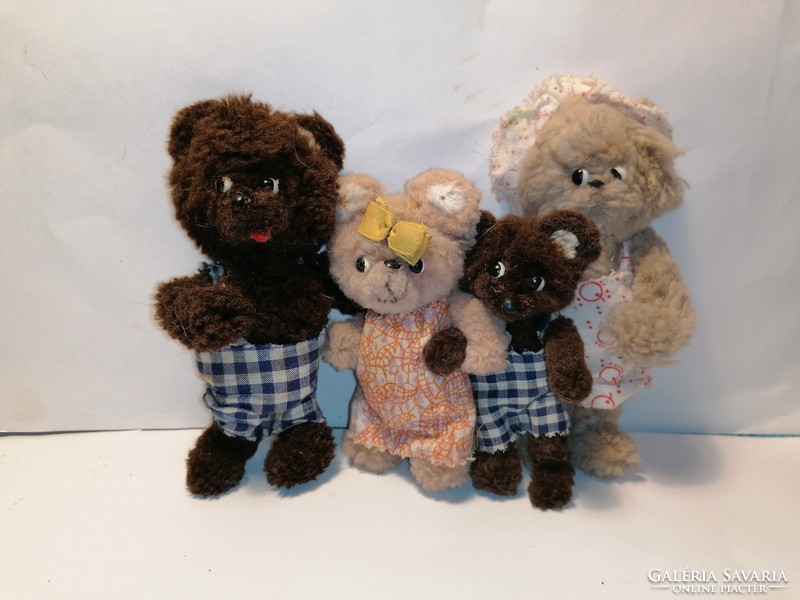 Wire teddy bear, bear family (900)