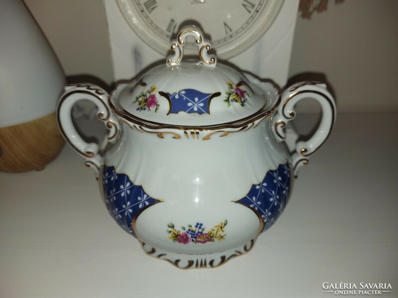 Zsolnay porcelán cukortartó (Marie Antoinette)