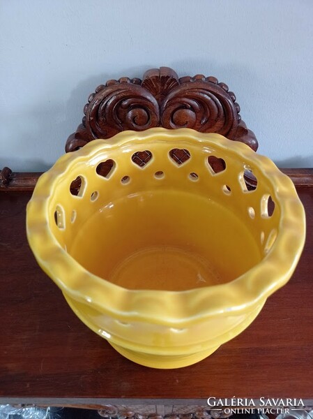 Gmundner heart-shaped ceramic bowl