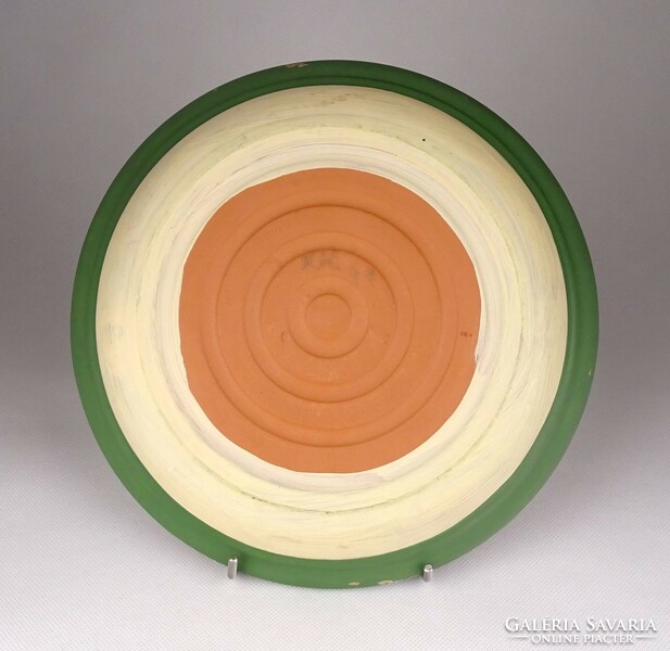 1E279 hand-painted ceramic table center serving bowl fruit bowl 23 cm