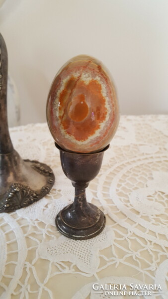 Beautiful marble egg, home decoration