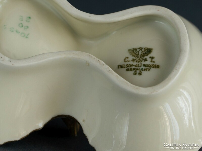 Antik német porcelán étkészlet Tielsch-Altwasser Germany