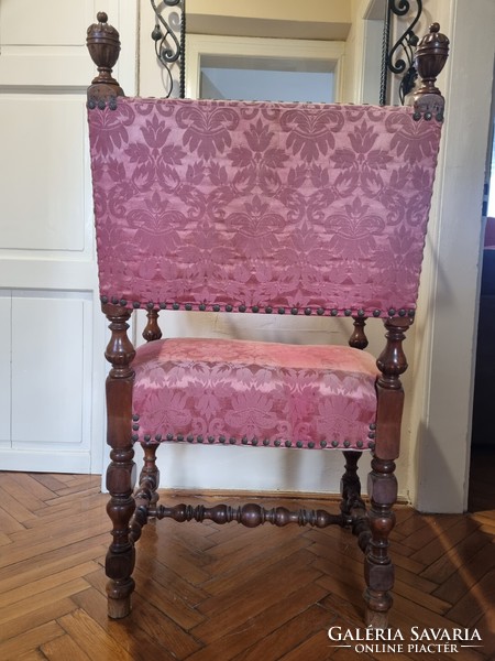 Baroque armchair chair armchair throne