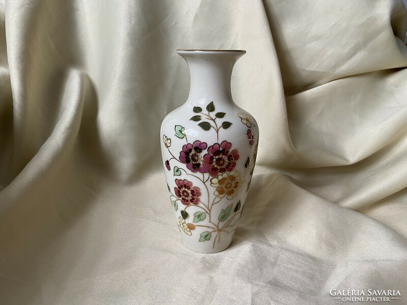 Zsolnay butterfly pattern vase