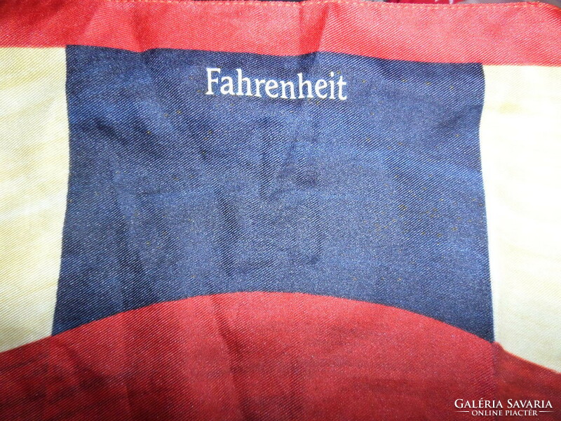 Christian dior fahrenheit paris (original) vintage exclusive silk scarf / handkerchief