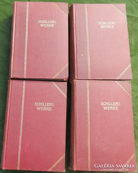 Golden classic library. Schillers werke achter teil hardcover by arthur kutscher (ed