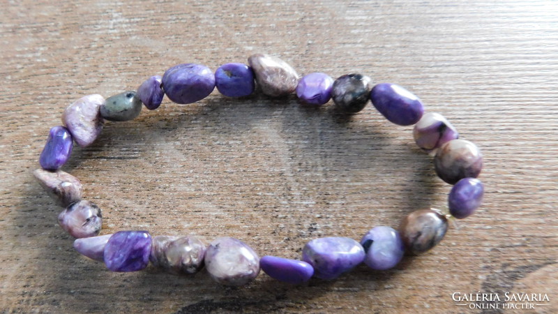 Natural charoite bracelet rarity! 6-7 mm