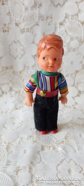 Old rubber toy doll