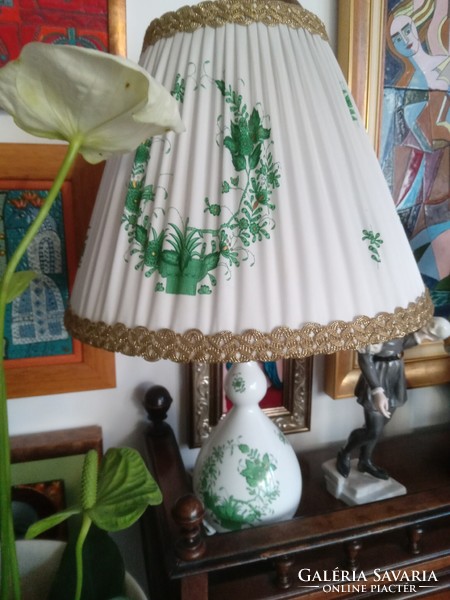 Lamp with Indian basket pattern from Herend!