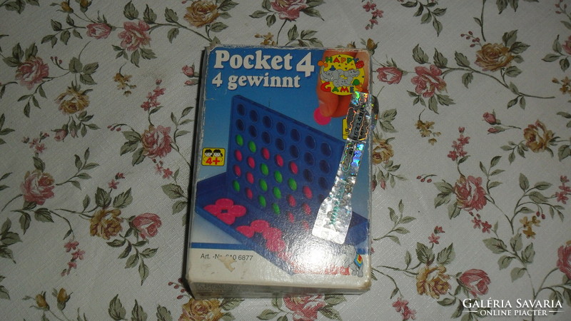 Pocket 4. 4 Gewinnt sim. A game of skill and logic.