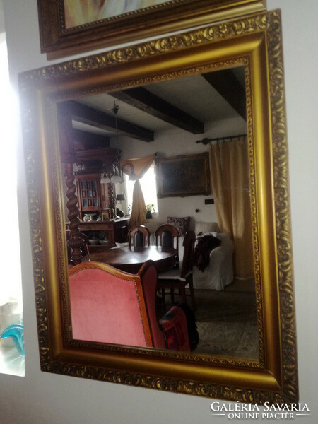 Antique flawless fabulously beautiful wall mirror 71 cm x 59 cm