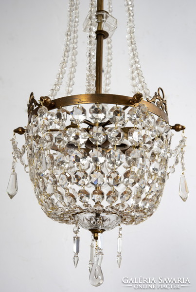 French style basket crystal chandelier