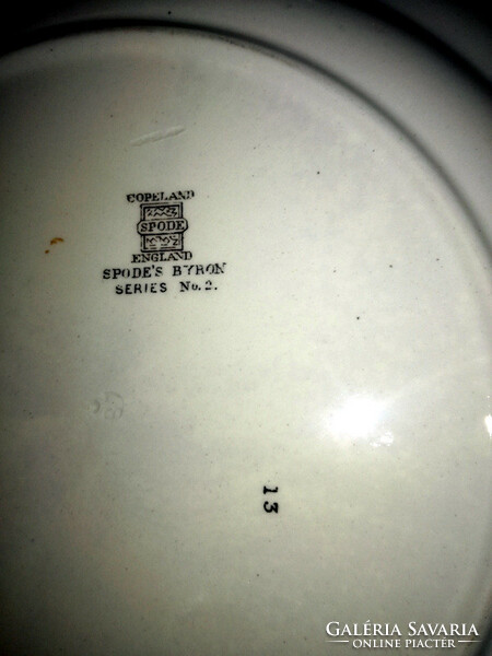 English copeland spode byron divided serving bowl series no.2.