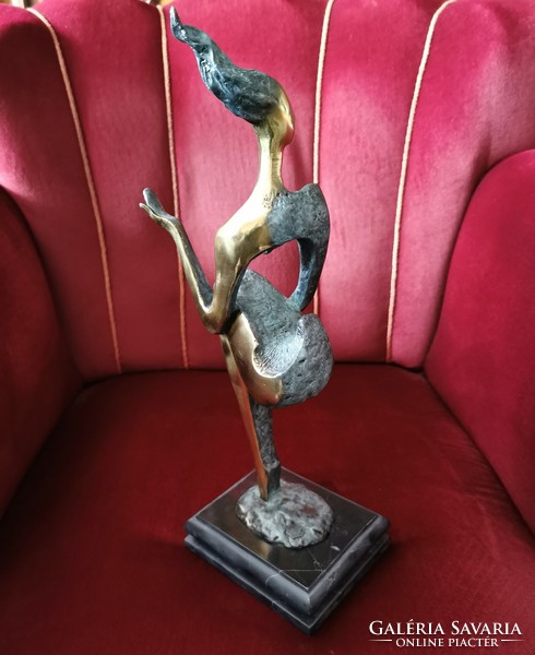 Interesting abstract - bronze sculpture