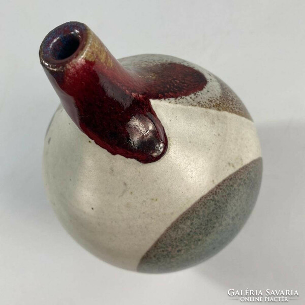 California studio stoneware vase - 1982 -