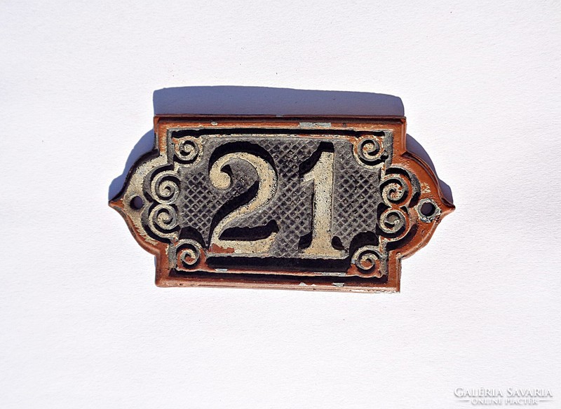 House number 21 around 100 years old