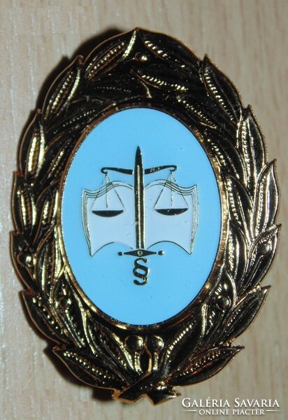 Police school badge (gilded) v1344