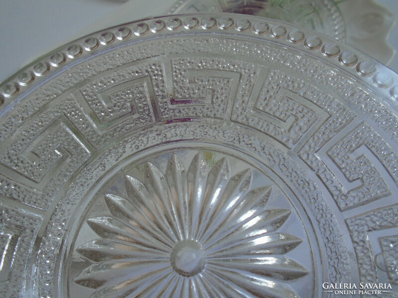 5 Pcs. Versace patterned cake glass plate.