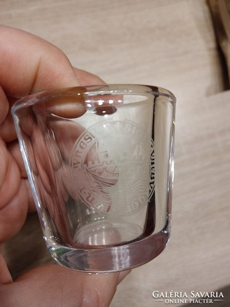 Sigillvm bvrgensivm  pecsétes  üveg pohár  -középkori németország