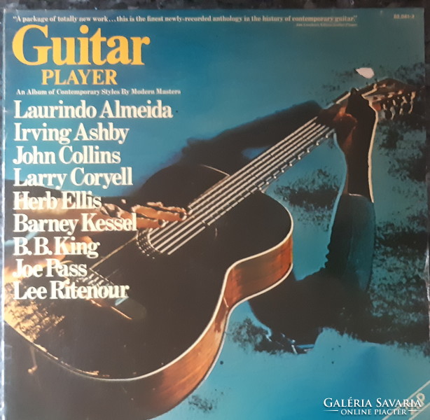 Guitar player - double jazz album lp vinyl record vinyl