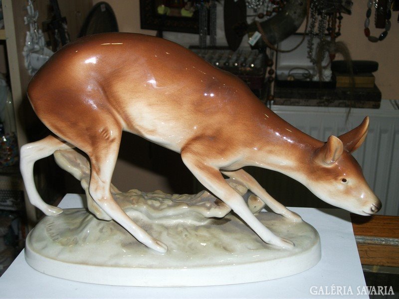 Royal dux deer figure