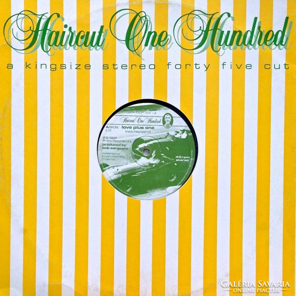 Haircut One Hundred - Love Plus One (12", Single)