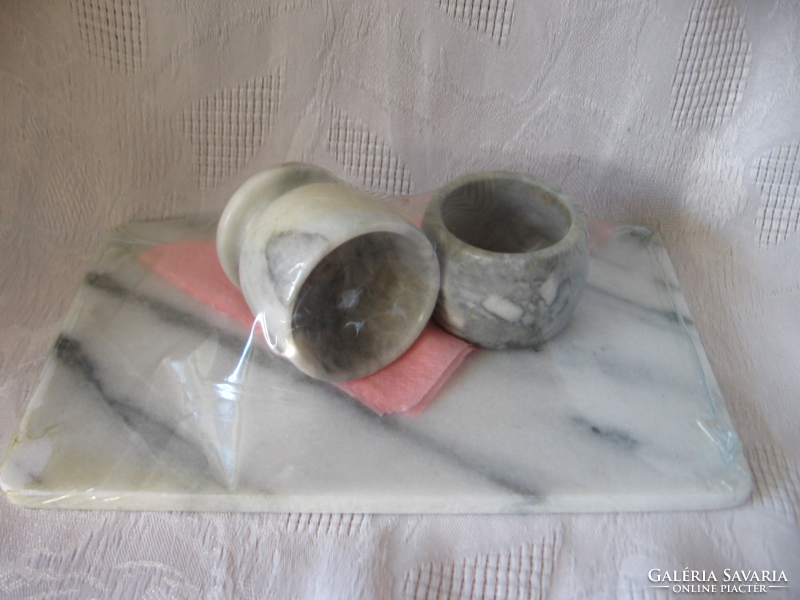 Marble breakfast set