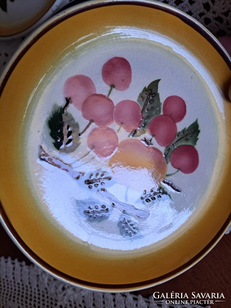 Hollóházi riolit fali tányérok
