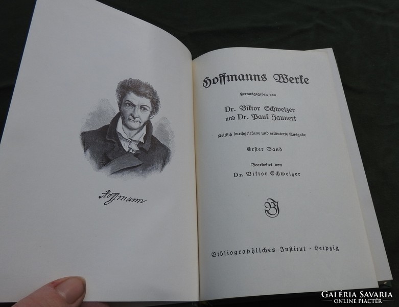 Német nyelvű antik klasszikus egyben:  HOFFMANN WERKE