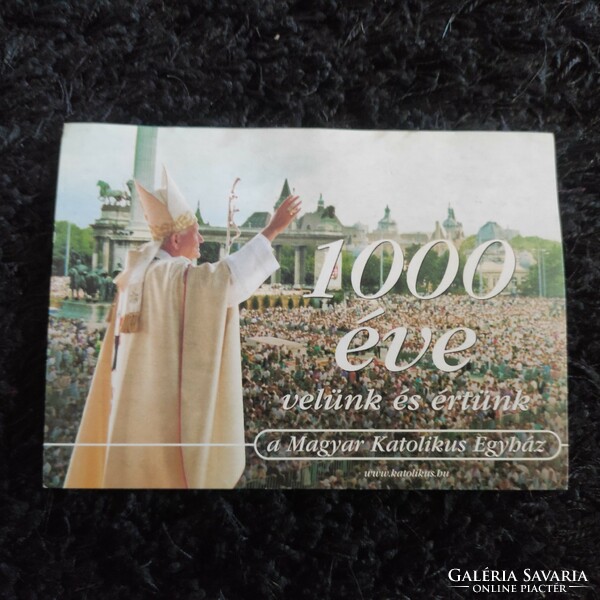 Magyar Katolikus Egyház által kiadott képeslap  a 2001-es népszámlálásra