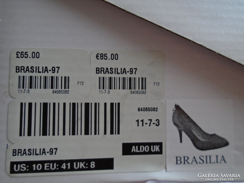 Új, bőr, Brazil magassarkú  cipő.  41-es méret.