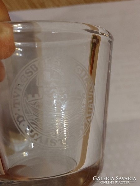 Sigillvm bvrgensivm sealed glass cup - medieval Germany