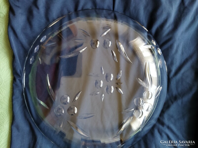 Üveg kínáló tál perla 26 cm