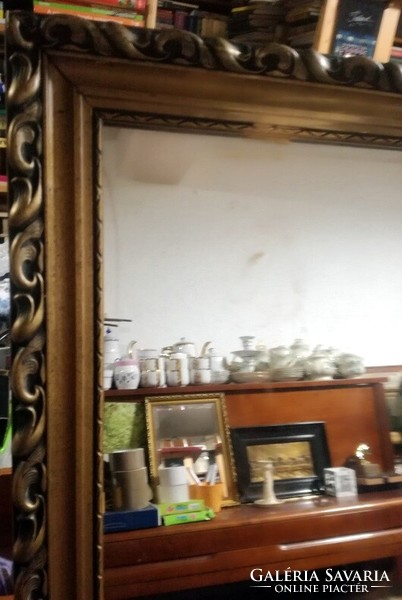 Beautiful antique wall mirror approx. 80 x 70