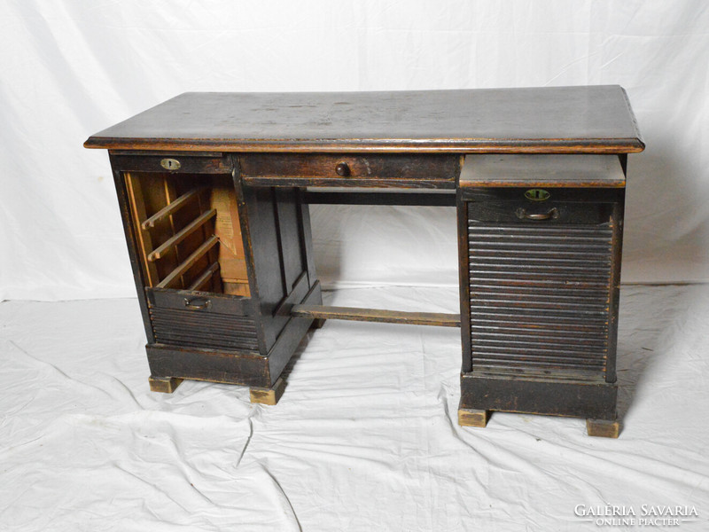 Antik Szecessziós redőnyös íróasztal