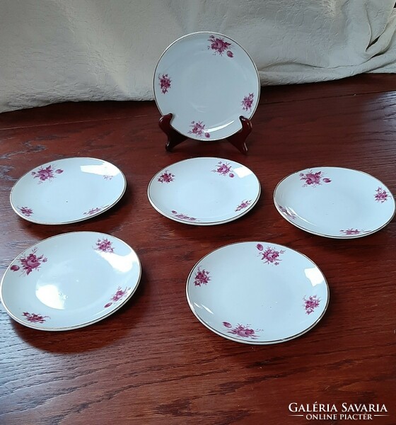 4963 - Kispesti porcelán desszertes tányér