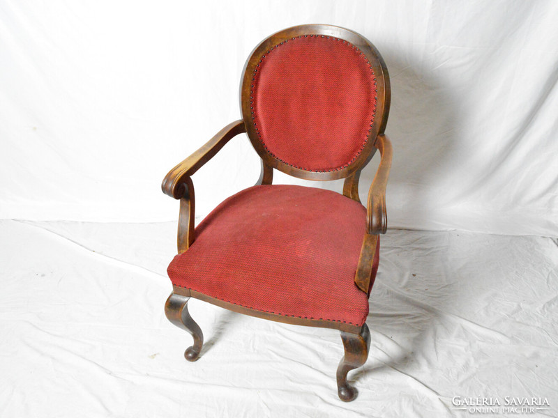 2 antique baroque armchairs