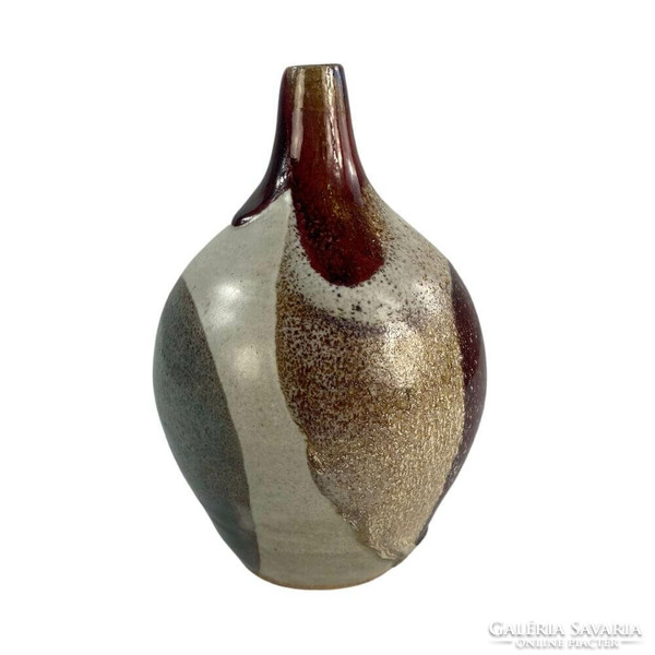 California studio stoneware vase - 1982 -