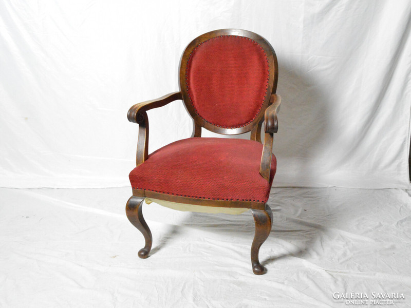 2 antique baroque armchairs