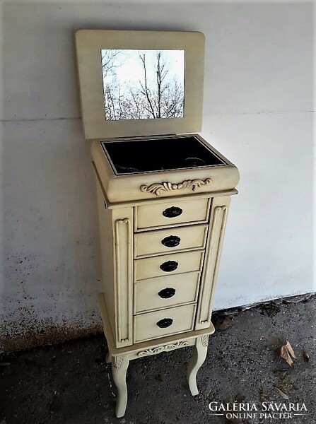 Neo-baroque jewelery cabinet / chest of drawers.