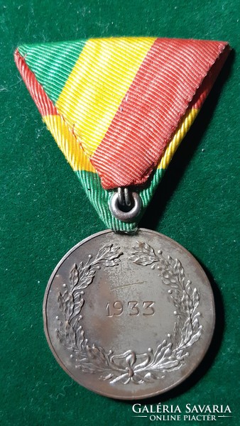 Gábor Aron civilian shooting association medal