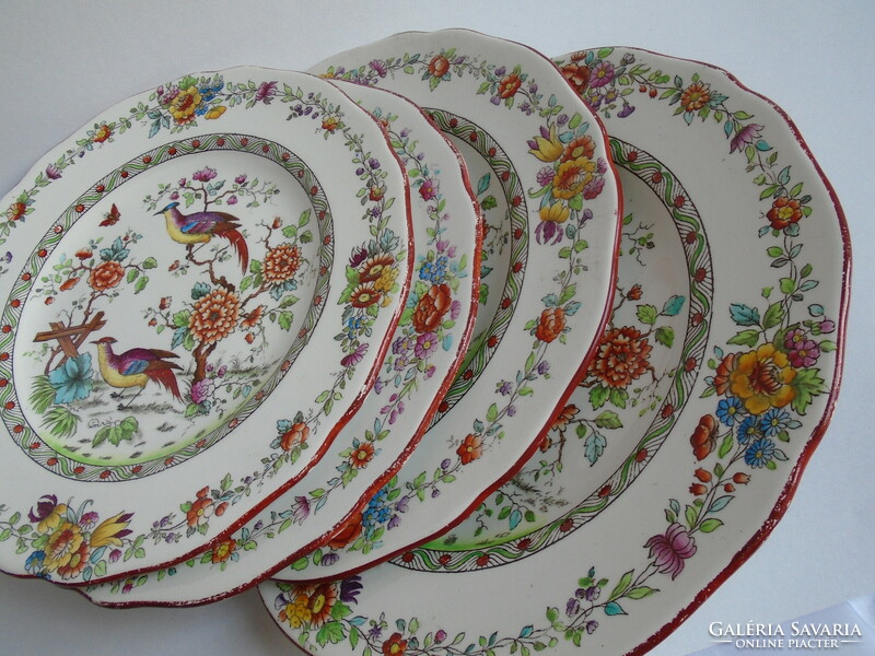 Copeland spode 1907 hand painted antique English plates.